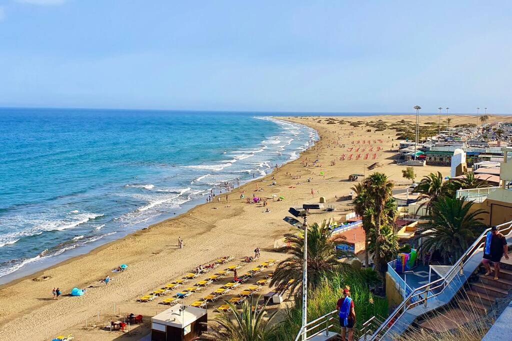 Tamaran 102 - Los Campos - Lux Garden Apt Near Dunes, Quiet-Central-Renovated San Bartolomé Exterior foto